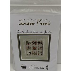 Jardin Prive Des Couleurs dans man Jardin FT90-EN Nathalie Cichon Chart Pattern